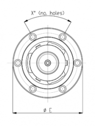 Spanndorn mit Federauswurf