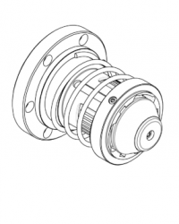 Spanndorn mit Federauswurf